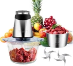 Bumet Electric Food Processor Vegetable Chopper 500W 2X8CUP Bowls Bi-layer 4. Fixed Price $33.14.