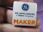 General Electric Haier Company Maker Lapel Pin -/ 5H. Fixed Price $10.40.
