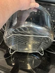 Aroma Glass Bowl Convection Oven W/ Rack Base Lid, Temp Control Timer. Fixed Price $45.00.