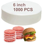 1000PCS Hamburger Patty Paper Rounds White Parchment Non-stick Food Gra. Fixed Price $25.29.