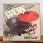 Vintage Nib 1989 West Bend Electric Wok 6QT Black 79525X Non-stick 1000W Usa. Fixed Price $59.99.