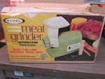 Rival Compact Electric Meat Grinder Blades Fine Or Course Model 2105. Fixed Price $25.00.