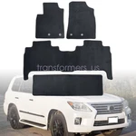 2013-2021 For Lexus LX570 Front & 2ND 3RD Velour Floor Mats Carpet Anti-slip. Fixed Price $31.89.
