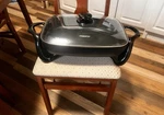 Presto Electric Skillet Model 2009 Black 1500W 120V Temperature Control. Fixed Price $25.00.