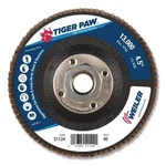 Tiger Paw TY29 Coated Abrasive Flap Disc, -1/2 Dia, 40 Grit, 5/8 IN-11,. Fixed Price $72.76.