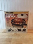 Vintage Presto 11" Electric Fry Pan New Box Dome Lid. Fixed Price $90.00.