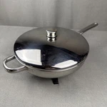 Farberware Stainless Steel 12" Electric Skillet Fry Pan FSS330 1250W Clean. Fixed Price $34.99.