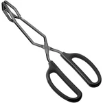 Hinmay 10" Stainless Steel Scissor Tongs With Comfortgrip Handle Black. Fixed Price $17.35.