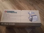 Gander Mountain Heavy Duty 1/4 Hp #5 Electric Meat Grinder Silver Steel. Fixed Price $69.99.