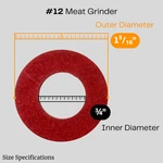 #12 Fiber Commercial Meat Grinder Washer For Hobart (4-PACK) 1-5/16" Od X 3/4". Fixed Price $11.95.