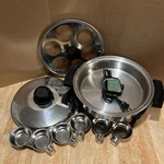 Lustre Craft Electric Skillet Liquid Core Vented Lid Egg Poacher 17209 Tested. Fixed Price $55.00.