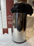 Vintage Gevalia Kaffe Airpot 60 Oz. # TG-719ET Vaccuum Bottle Used With Box. Fixed Price $14.40.
