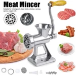 Kitchen Food Meat Grinder Mincer Stuffer Hand Manual Sausa Filler Maker Machine. Fixed Price $21.10.