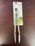 Kitchenaid Stainless Steel Utility Tongs W/ Storage Lock & Dishwasher Safe. Fixed Price $18.95.