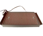 1970S Salton Hotray Plate Electric Warming Glass Top Wood Handles Works. Fixed Price $15.99.