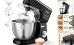 1500W Stand Mixer, 6-SPEED Electric Dough With BLACK1. Fixed Price $314.87.