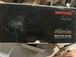 Happycall Alumite 28CM 6.3L Aluminum Ceramic Pot W/ Glass Lid Black. Fixed Price $50.00.