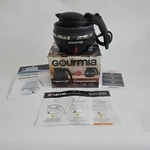 Gourmia Folding Travel Kettle .6 Qt Black Silicone Collapses. Fixed Price $24.00.