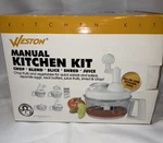 Weston All In One Kitchen Kit. Chop, Blend, Slice, Shred, Juice & More!. Fixed Price $19.97.