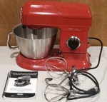 Viking Professional Stand Mixer Red Qt 800 Watts VSM500 3 Attachments + Manual. Fixed Price $325.50.