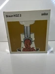 Braun Kgz 2 Grinder Attachment - Open Box. Fixed Price $61.70.