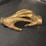 Uttermost Hold My Hand Gold Leaf Cast Iron Sculpture 9 X 5. Fixed Price $149.99.