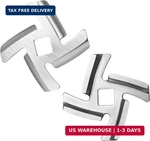 Ivict 2 Pack Stainless Steel Knife Cutter Meat Grinder Blade Replacement. Fixed Price $14.55.