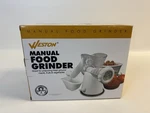 Weston Manual Food Grinder For Ground Meats Fruits & Vegetables Original Box. Fixed Price $29.95.