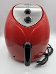 Cook's Companion 2.6 Qt Non-stick Air Fryer Red CCM919R 1700W B408584 Oil-less. Fixed Price $29.99.