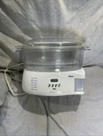 Oster Countertop Electric 2-TIER Food Steamer, W/healthy Recipe Book Model 5712. Fixed Price $24.50.