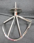 Oem Viking Professional 5 Qt Stand Mixer Beater Attachment Stainless Genuine. Fixed Price $75.00.