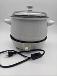 Vintage West Bend Designer Series Qt Slow Cooker Crock Pot No 84034 Dented. Fixed Price $38.95.
