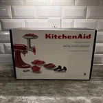 Kitchenaid Ksmmga Metal Food Grinder Attachment - Silver. Fixed Price $74.95.