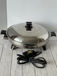 Rena Ware 14" Electric Skillet Stainless West Bend Liquid Core Fry Pan #17100. Fixed Price $153.89.