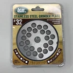 Lem Grinder Plate 12MM #32 (1/2") 2-7/8" Diameter Stainless Steel 482SS. Fixed Price $28.00.