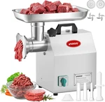 Commercial Electric Meat Grinder #12, 1.0HP Heavy Duty Stainless Steel Minc. Fixed Price $374.24.
