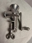 Miniature Advertising Piece Meat Grinder, Ca. 1940. Fixed Price $28.40.