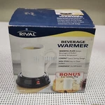 Rival BW8M Beverage Warmer Plate, Black, 17W 120V W/ 8OZ Ceramic Mug. Fixed Price $19.28.
