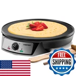 Chefman Electric Crepe Maker Griddle Precise Temperature Control Skillet For. Fixed Price $51.87.