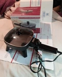 Kitchen Selectives Electric Skillet + Glass Lid Model SK-6 Black New Other. Fixed Price $31.95.