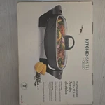 Kitchensmith By Bella 11X11 Electric Skillet Non-stick Temp Control Black. Fixed Price $45.00.