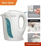 Proctor-silex 1L Electric Water Kettle With Detachable Cord & Boil-dry Safety. Fixed Price $30.99.