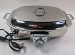 All-clad Electric Roaster Model 6701 E105725 Stainless Steel W Lid Temp Control. Fixed Price $199.99.