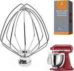 K45WW Stainless Steel 6-WIRE Whip Attachment Compatible With Kitchenaid 4.5-5 Qu. Fixed Price $27.99.