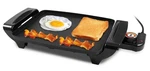 Electric Nonstick Griddle Adjustable Temperature Cooking Plate Indoor Grill Pan. Fixed Price $29.75.
