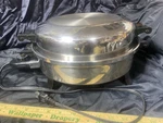 Vintage Regal Ware Society Electric Skillet Dome Lid Model K7253 Stainless Steel. Fixed Price $32.00.