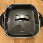 Presto 12" Electric Skillet With Glass Cover - Nonstick Surface, Inside And Out. Fixed Price $26.83.