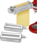Newsets 3-PIECE Pasta Maker Attachment W/ Roller For Kitchenaid Stand Mixer. Fixed Price $76.79.