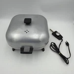 Vintage 11.5" Sunbeam Cast Aluminum Electric Skillet Frying Pan #61B-1 Domed Lid. Fixed Price $44.95.