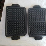 George Foreman Plates Waffle 6-IN-1 Electric Grill And Broil GBR5750SRDQ. Fixed Price $25.93.